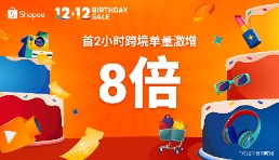 Shopee 12.12生日大促火热来袭，首2小时跨境单量激增8倍